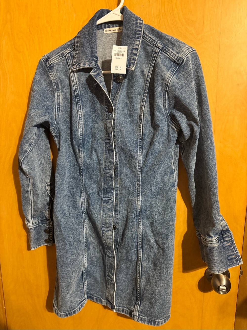 Abercrombie & Fitch Light Blue Denim Jacket
